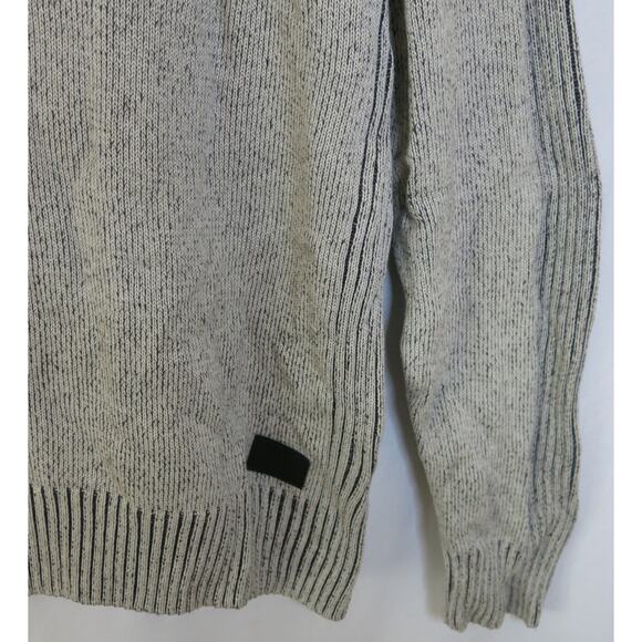 PROJEK RAW Sweater/Pullover Size XL Men's 1/4 Zip Long Sleeve Black/Gray Warm - Picture 4 of 9